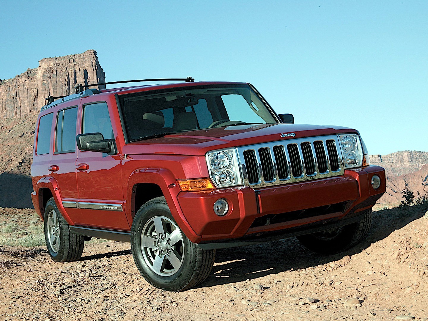 Inferno Red 2005 Jeep Commander