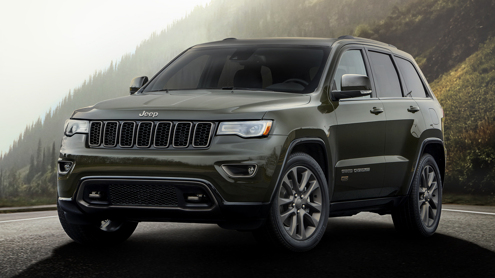 2016 Shale Green Jeep Grand Cherokee