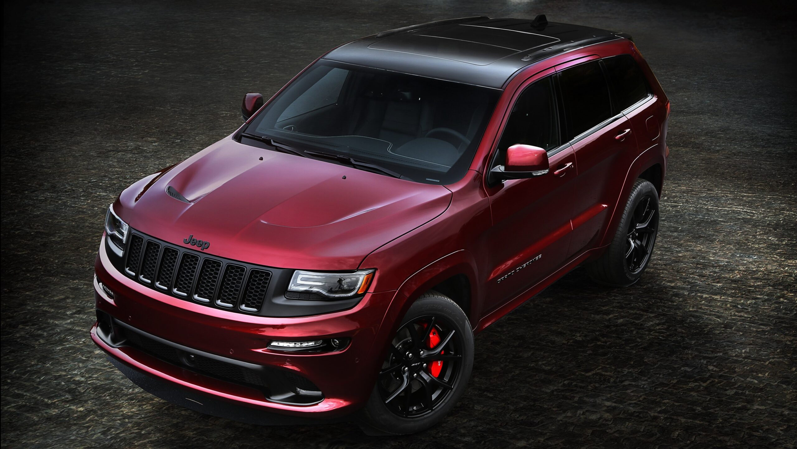 2016 Dark Granite Red Jeep Grand Cherokee